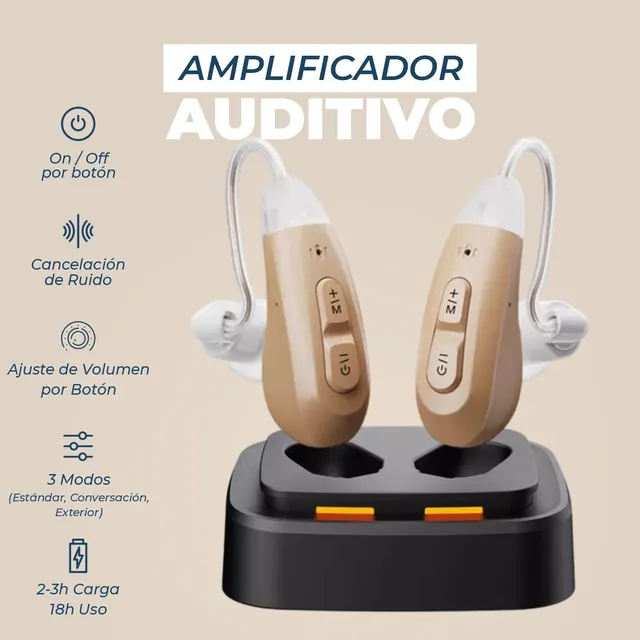 Protesis Auditivas Perdida Moderada Audifono Amplificador