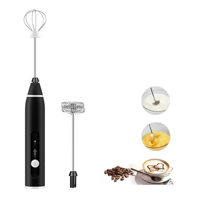 Batidor Eléctrico Portátil Mezclador Espuma Café Leche Huevo