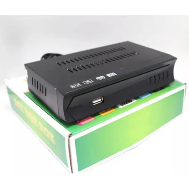 Decodificador y Convertidor de Señal de TV Digital a Analógica para TV Clasicas con Grabador de Programas Incluye Cable RCA de Alta Calidad (HD)