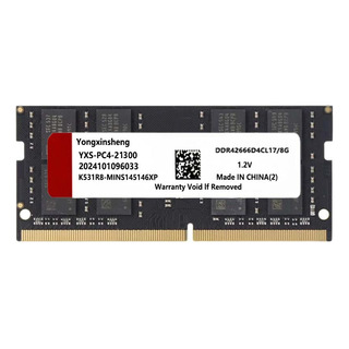 Memória Ram Ddr4 8 Gb 2666 Mhz 21300 Sodimm Nonecc Notebook Memória Ram Ddr4 8 Gb 2666 Mhz 21300 Sodimm Nonecc Notebook