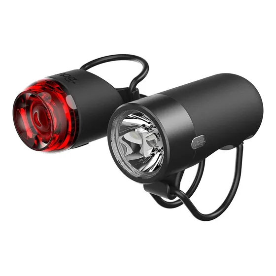 Luz Bicicleta Knog Plugg Pack Delantera Y Trasera 250 / 10 L Color Roja Y Blanca