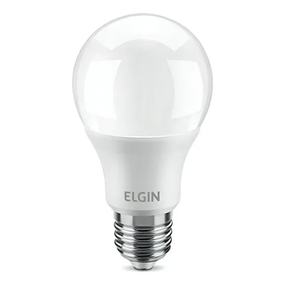 Kit 10 Lâmpadas Bulbo Led 12w A60 Branca 6500k - Elgin Cor da luz Branco 110V/220V