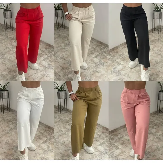 Pantalon De Vestir Negro Tipo Zara