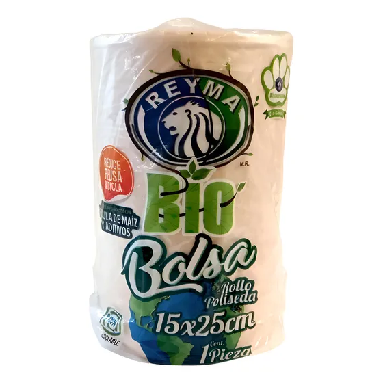 Bolsa En Rollo 15x25 Biodegradable Reyma