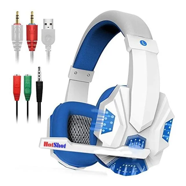 Auriculares Con Diseño Liviano, Mxial-001, 40mm, 2.2m, 20-20 Color Blanco