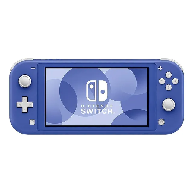 Consola Nintendo Switch Lite Azul + Micro Sdxc De128 Gb
