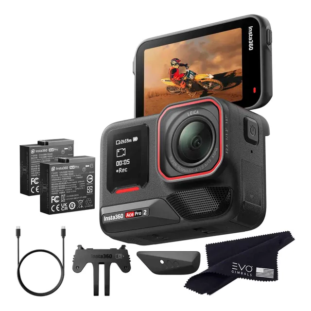 Cámara De Acción Insta360 Ace Pro 2-8k A Prueba De Agua Con 