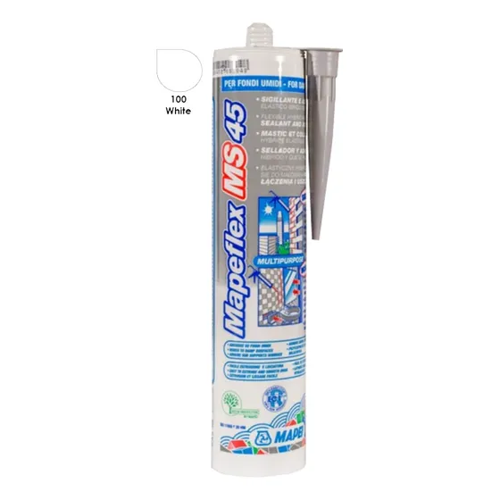 Silicon Adhesivo Sellador Flexible Mapei Ms45 Multipropósito