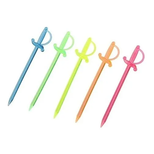 Palillos Cockcatil Picks X200 Espaditas Coctelera Brochetas 