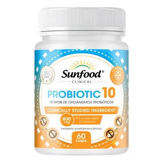 Probiotic 10 800mg 60caps 10 Tipos De Probióticos Original Probiotic 10 800mg 60caps 10 Tipos De Probióticos Original