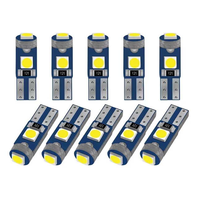 10 Luces Led T5 W3w W1.2w Cola De Pescado Cluster Tablero