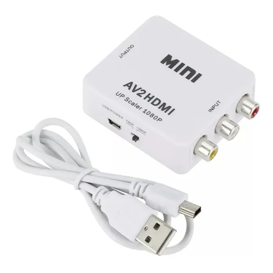 Adaptador Convertidor Rca A Hdmi 1080p