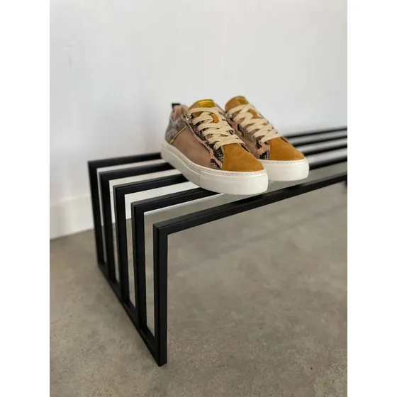 Zapatero Organizador De Calzado Moderno En Hierro Industrial