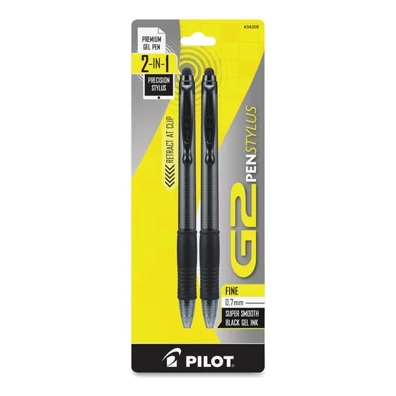 Lapiceros De Colores Borrables Tinta De Gel Gris Paquete 2