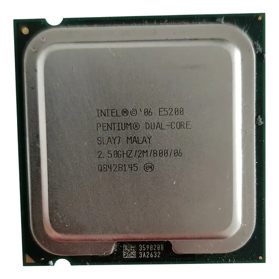 Micro Intel Dual Core E5200 Socket 775 2.5ghz