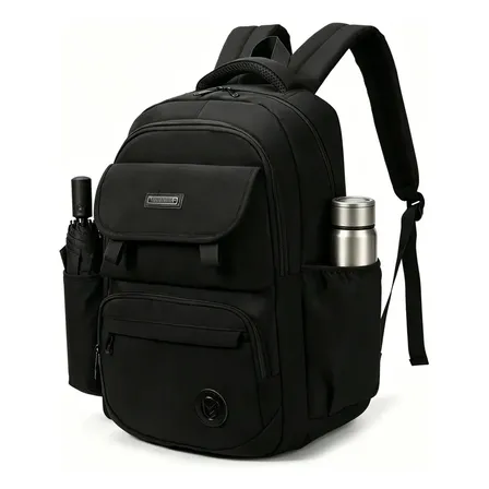 Mochila Reforçada E Impermeável Para Viagem Mochila Preto Liso