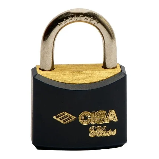 Candado De Arco 30mm Cubierta Abs Con 2 Llaves Cisa Class
