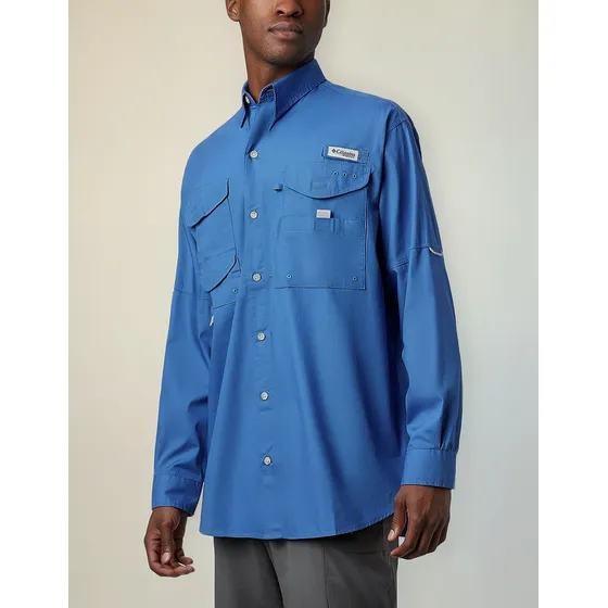 Camisa Columbia Bonehead Ii Manga Larga Talla M Corre Como L