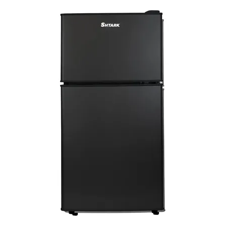 Frigobar Refrigerador Con Freezer Cuory 86l 2 Puertas 3 Pies Color Negro