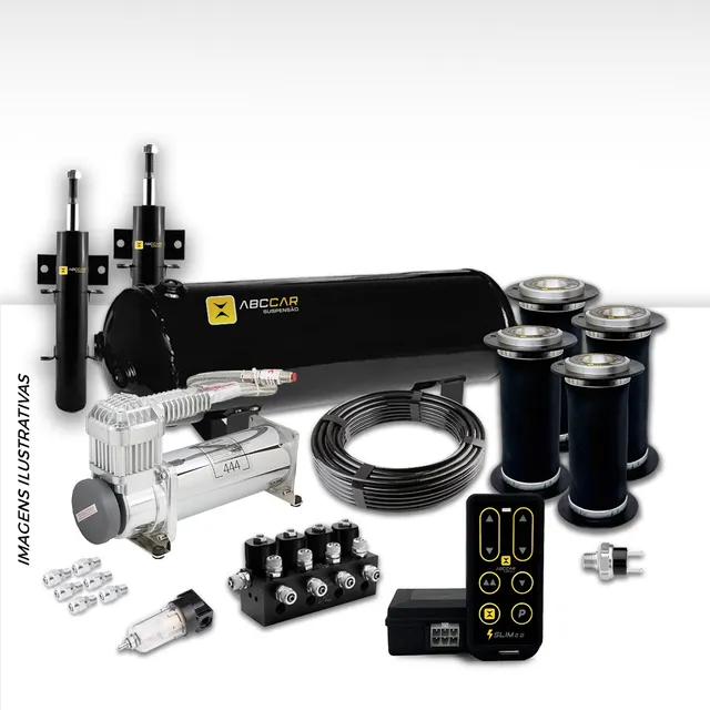 Kit Suspensão A Ar Stage 1 - 8mm Abccar Passat Ant 76/89