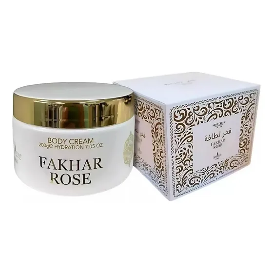 Creme Corporal Hidratante Fakhar Rose Isabelle La Belle