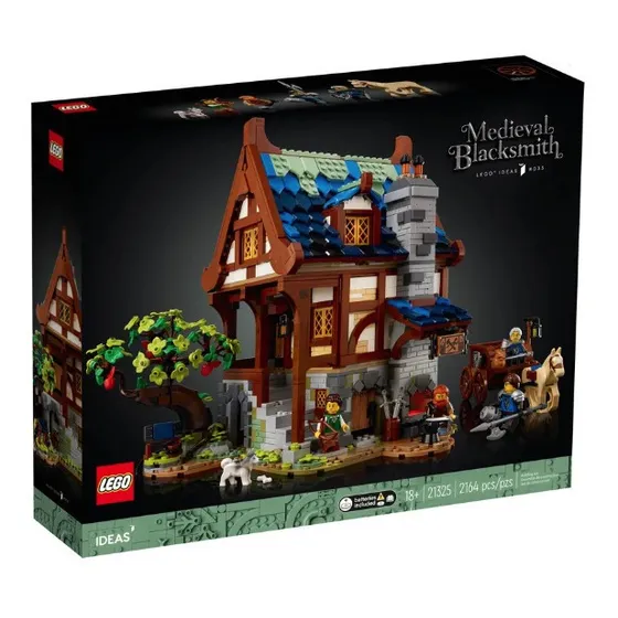Kit De Construcción Lego Ideas Herrería Medieval 21325
