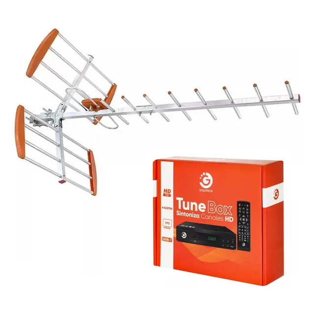 Sintonizador Tv Digital Con Antena Exterior Ganancia
