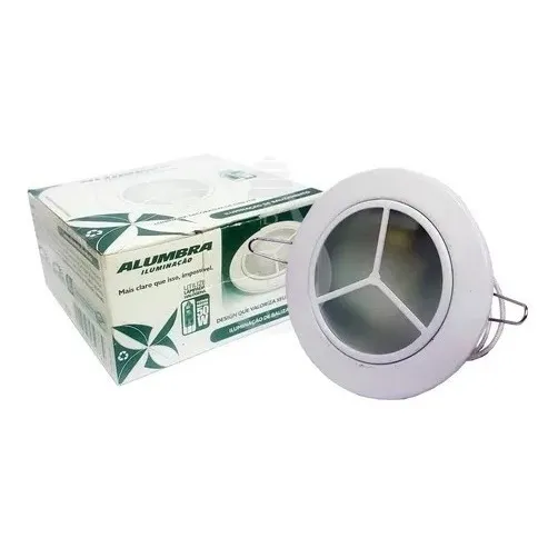 Luminaria De Embutir Balizamento P/ Halogena Até 50w 