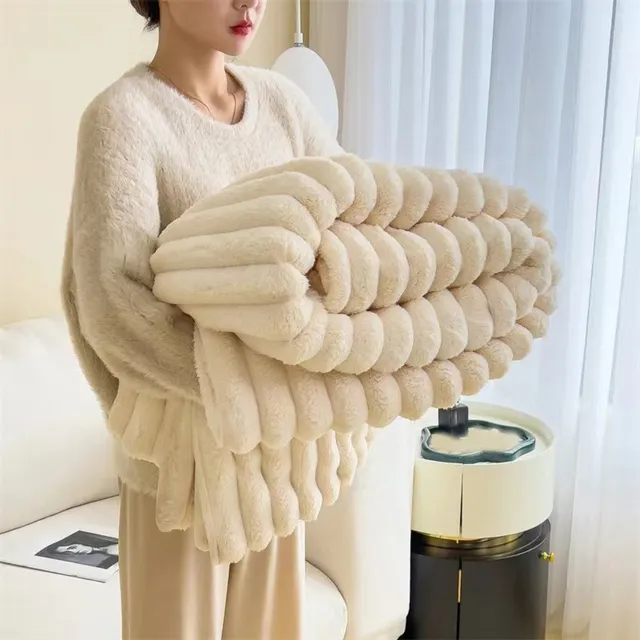 Colcha Acondicionadora De Algodón Warm Blanket, Color Pp