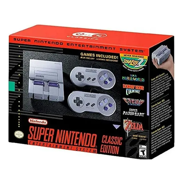 Nintendo Super Nes Classic Mini 512mb Standard Color Gris Gris