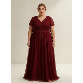 Vestido Madrinha Formatura Manga Curta Plus Size Azul Royal Marsala Rose Até G3 Vestido Madrinha Formatura Manga Curta Plus Size Azul Royal Marsala Rose Até G3