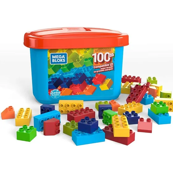 Mega Bloks Caja Cons. Mini 100 Piezas T. M. Blocks Gjd21