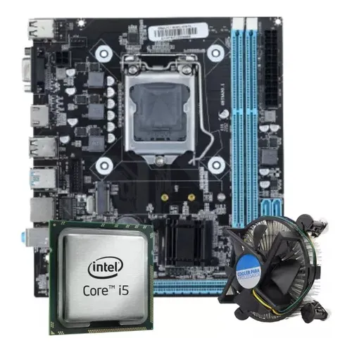 Kit Processador I5 + Placa Mae H61 1155 Ddr3 Com Garantia