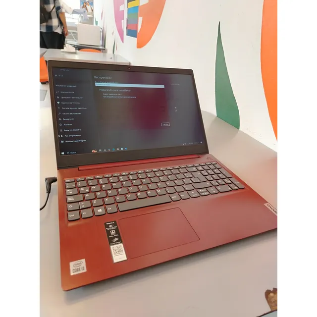 Laptop Lenovo 3-15iml05 Ci3 8gb Ram 500gb Ssd W10 Rojo