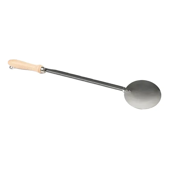 Machika Espatula I Wok Acero Inoxidable Metal Ancha Mango
