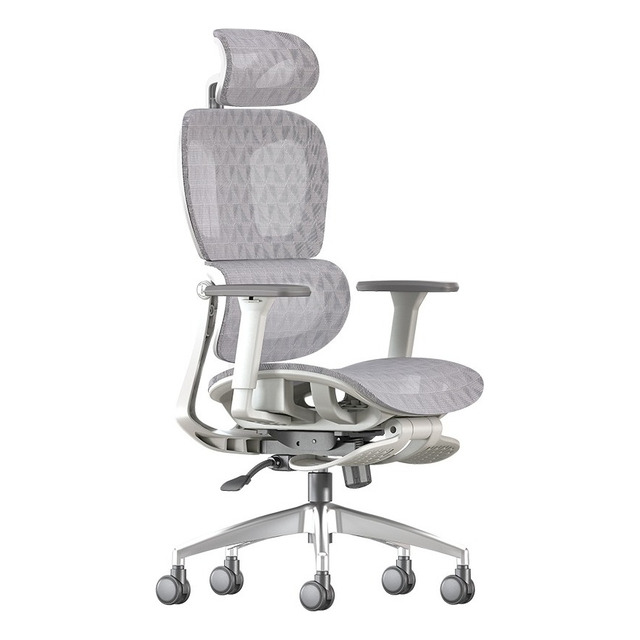 Cadeira Escritório Ergonômica Executiva Premium Sensetup Cosy T03 Cor Branco Material Do E...