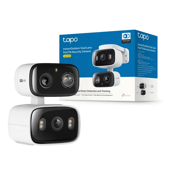 Câmera Dupla Wi-fi Externa Inteligente Tp-link Tapo C246d 2k