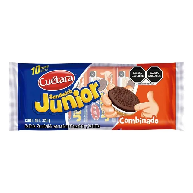 Galletas Cuétara Sándwich Jr Combinado 320g