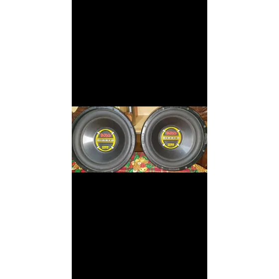 Bajos 12 Pulgadas Boss Doble Bobina.