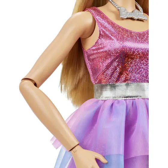 Barbie Large Dolls: Barbie Vestido Rosa 71 Cm