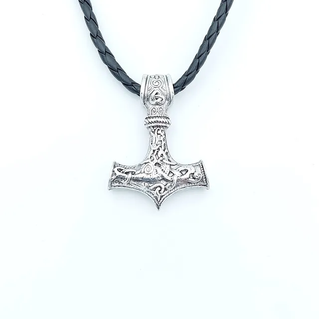 Collar Hacha Nordica Vikingo Steampunk Muy Bonito