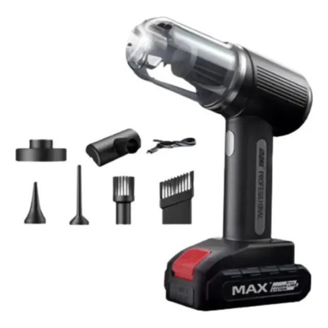 Aspiradora Mini Portátil Recargable Vacum Pistola Carro Casa