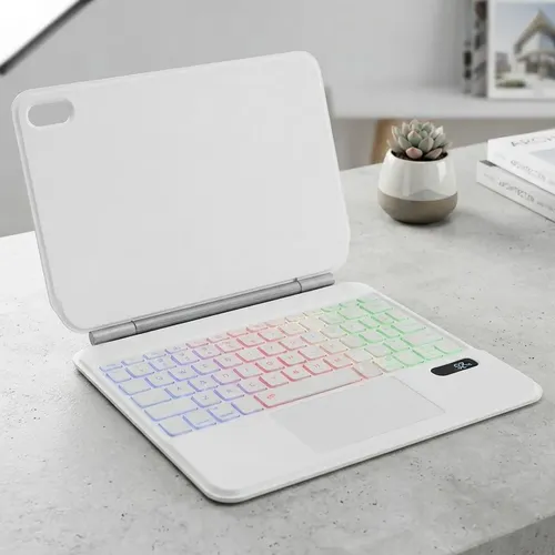 Teclado para tablet Magic Keyboard Apple cor Branco | MercadoLivre