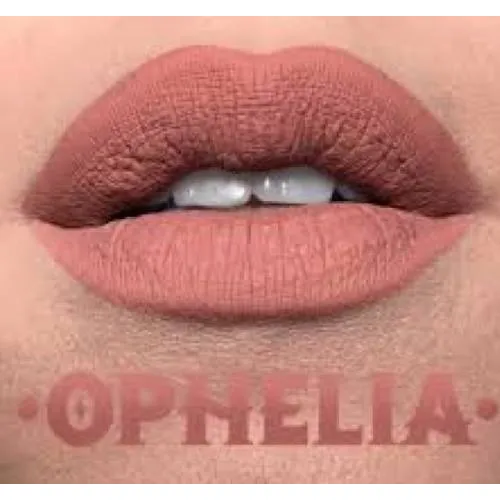 Labial KVD Vegan Beauty Everlasting Liquid Lipstick color ophelia mate