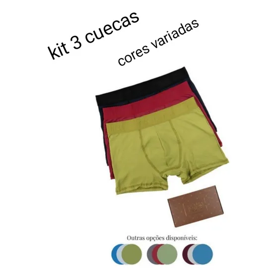 Kit 3 Cuecas For Men Excelência