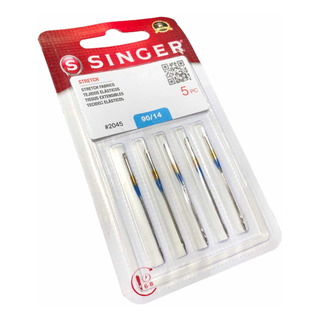 Set 5x Aguja Coser Máquina Casera Singer Stretch Size 90/14 Set 5x Aguja Coser Máquina Casera Singer Stretch Size 90/14