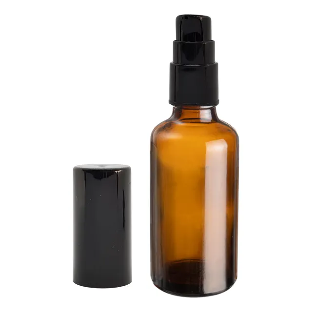 100 Frascos Colirio Europeo 30ml Dosificador Gota Negro