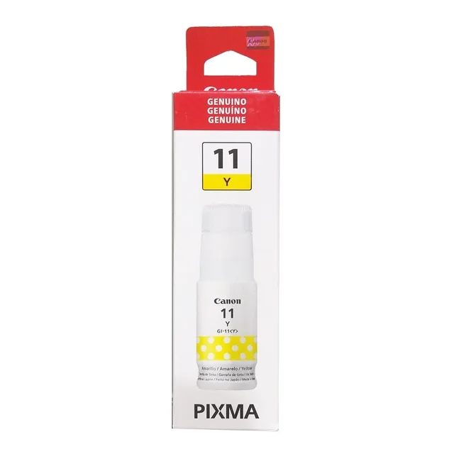 Tinta Botella Original Canon Yellow Gi-11 Pixma G2160 G3160
