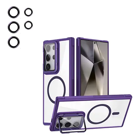Capa Magsafe Para Samsung S24/25 Ultra Com Lente P/câmeras