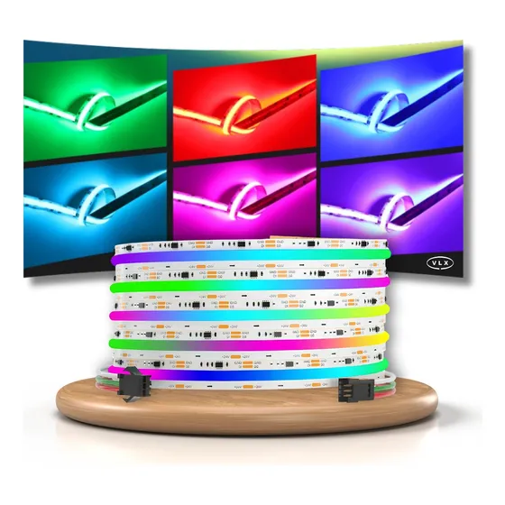 Fita De Led Ws2811 Cob Endereçável 12v Digital + Controlador